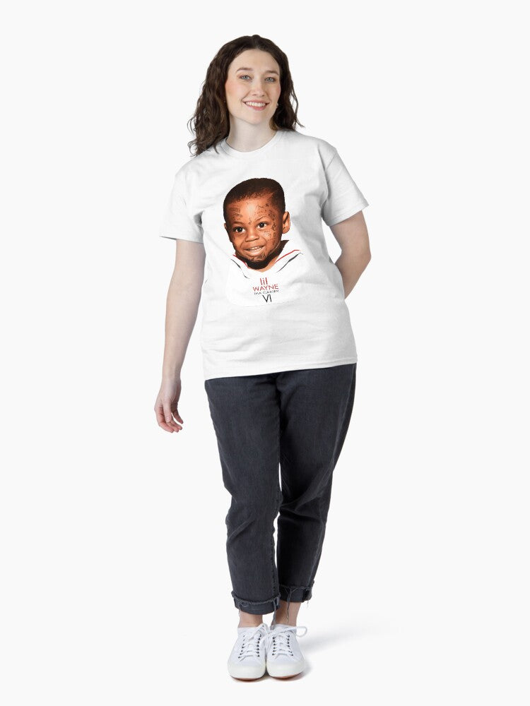 Vintage Funny Face - Lil Wayne Classic T-Shirt Style004