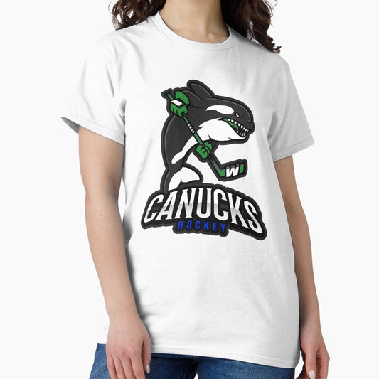 Canucks Hockey Alternative Logo Classic T-Shirt