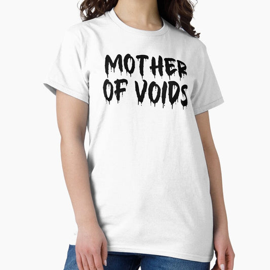BLACK ON WHITE MOTHER OF VOIDS BLOOD DRIP Classic T-Shirt