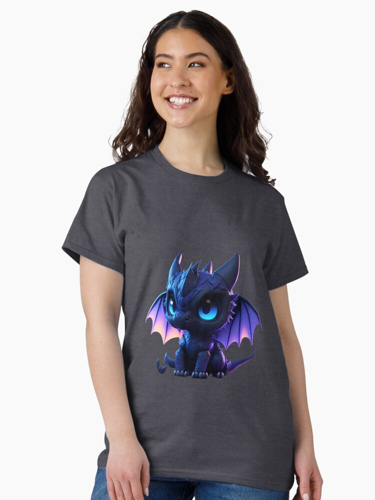 Very Cute Black Wyvern Classic T-Shirt Style008