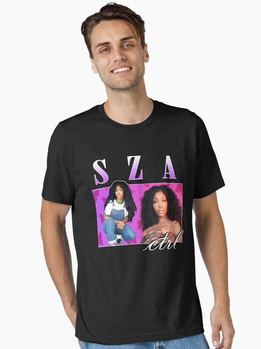 Men Women Sza Retro Vintage Hip Hop Tee 90'S Aesthetic Cute Graphic Gift Essential T-Shirt