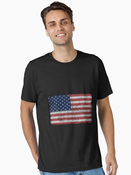 Vintage US Flag Essential T-Shirt