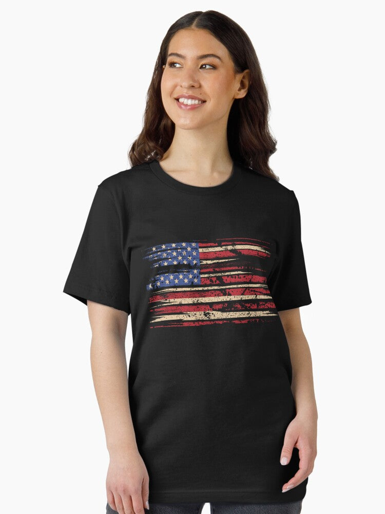 Vintage American Flag Distressed Style Essential T-Shirt