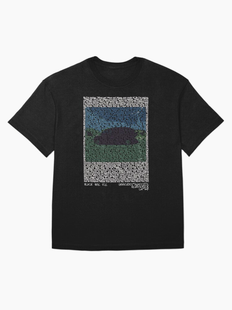 Black Boy Fly lyrics Oversized T-Shirt