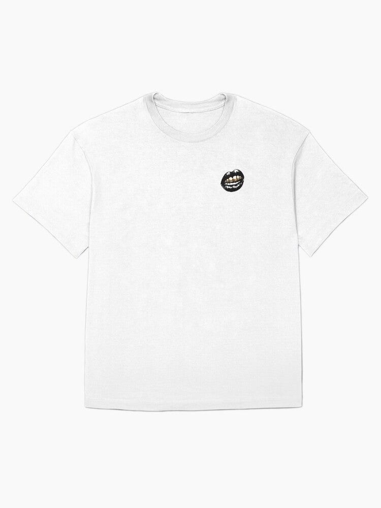 Black Lipstick, Gold Grillz Oversized T-Shirt