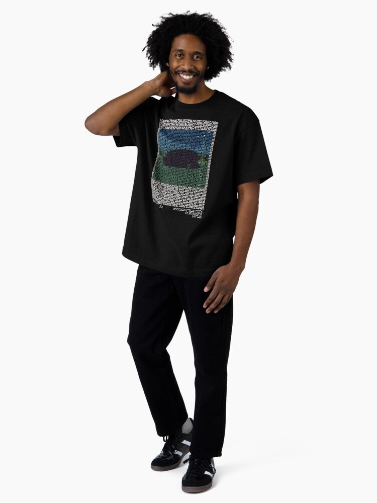 Black Boy Fly lyrics Oversized T-Shirt