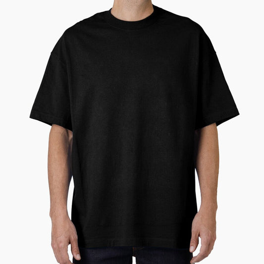 Black Flower | Retro Oversized T-Shirt
