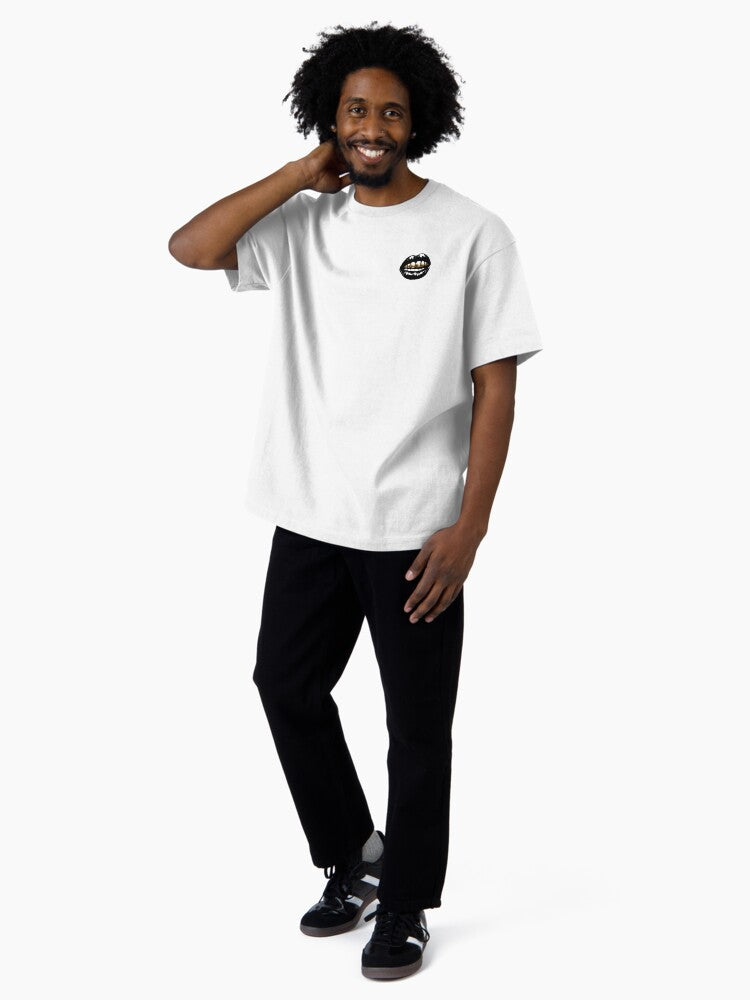 Black Lipstick, Gold Grillz Oversized T-Shirt