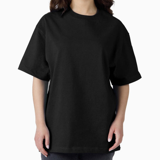 BLACK ON WHITE VOID MUM BLOOD DRIP Oversized T-Shirt