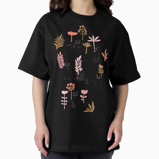 Cat Garden Oversized T Shirt