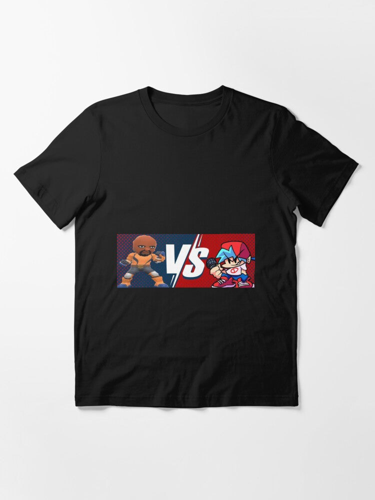 Friday Night Funkin boyfriend VS Matt black background Essential T-Shirt