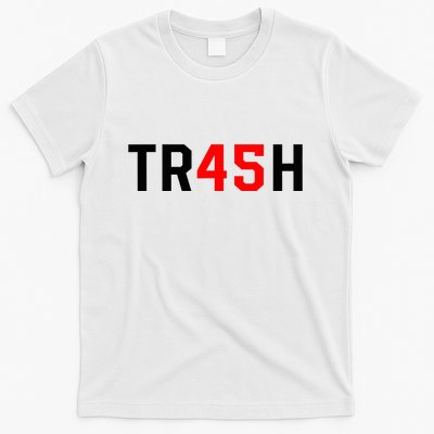 Trash 86 45 Anti Trump 8645 Biden Harris 2024 T-Shirt