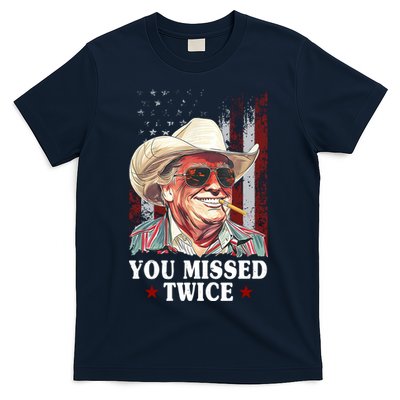 Trump You Missed Twice Western Cowboy T-Shirt