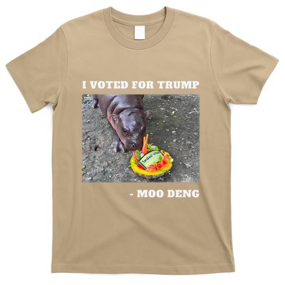 Victory Won Trump I Voted Moo Deng Prediction Garbage Legend T-Shirt